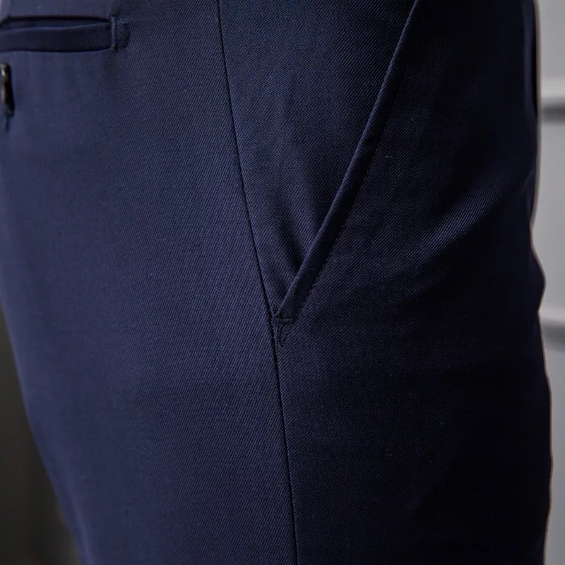 Official four-season business formal wear for young men's trousers, straight-leg slimming black waisted workwear for men, anti-wrinkle Application Scenario