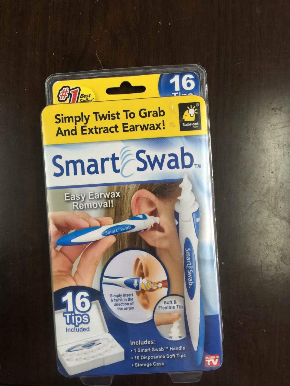 2016TV现货新品 Smart Swab 吸耳器 耳朵清洁器 洁耳器 挖耳勺