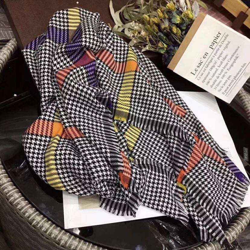 Korean girl element tartan