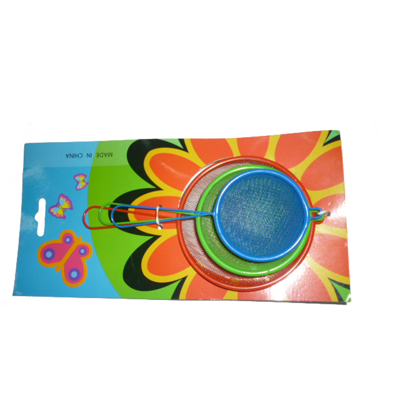 Low price direct sale of 3 pieces of flower-coated iron oil grille kitchen small tools network leakage 7/9/11