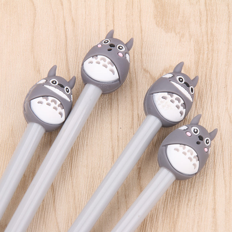 Creative Unisex pen Cute Totoro Elementary school learning stationery Black needle 0.5mm pen office stationery