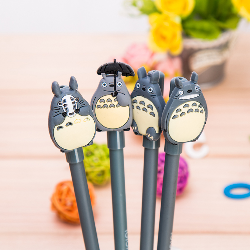 South Korea creative stationery 0.5mm resin cartoon Totoro neutral pen Sakijun cartoon Totoro cute pen wholesale