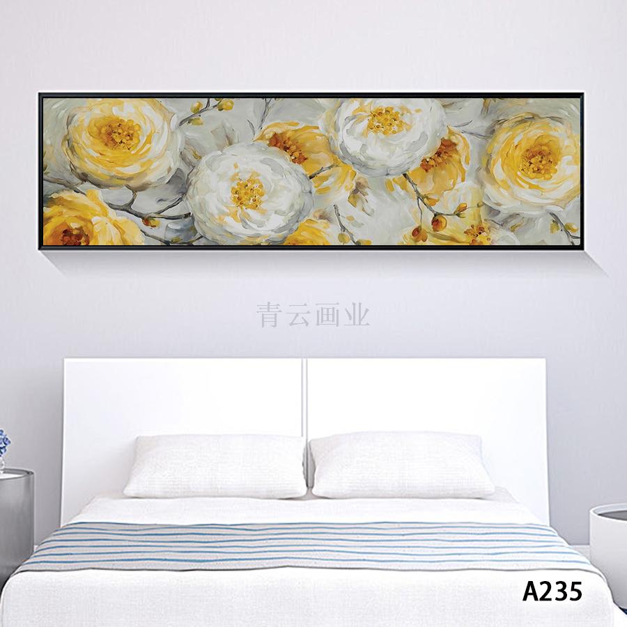 Flower oil painting, figure oil painting, bedside painting thumbnail