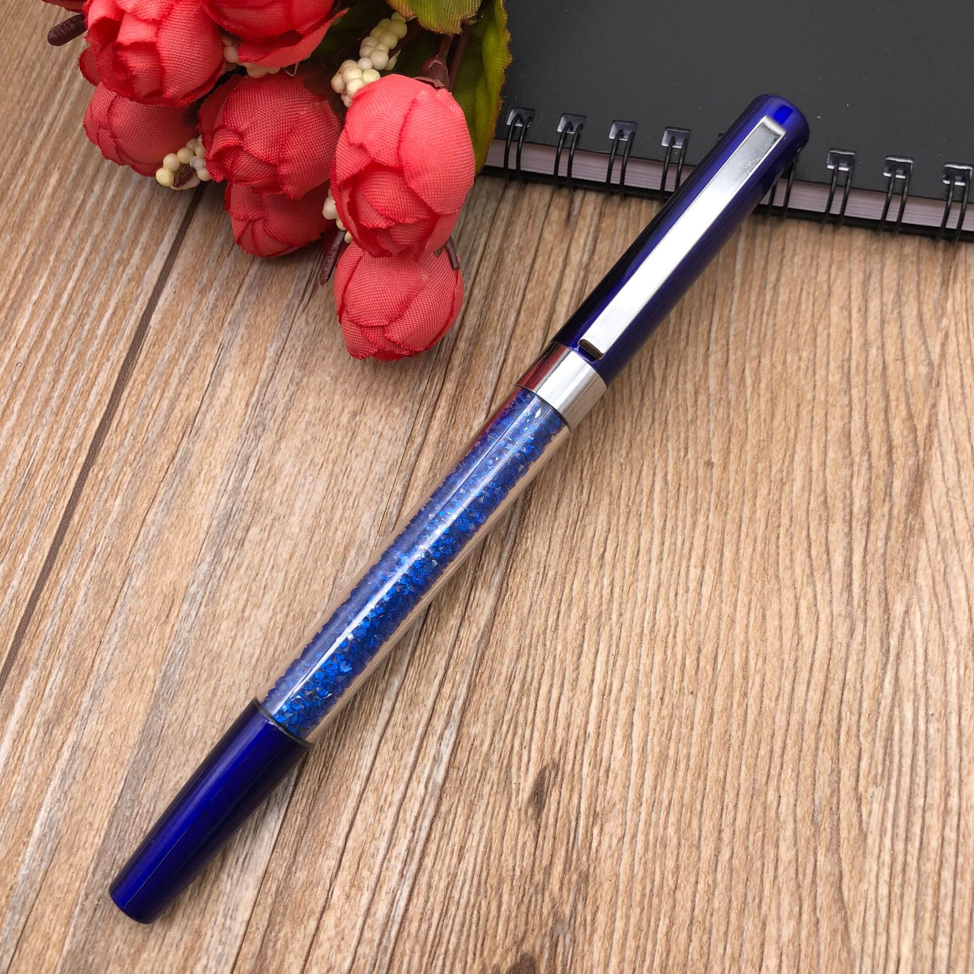 Wengang Minghao Pen Manufacturing Office culture writing tools Ballpoint pens, medium oil water pens, ballpoint pens, signature pens, crystal pens, neutral gifts, gift customization pens Specification drawing