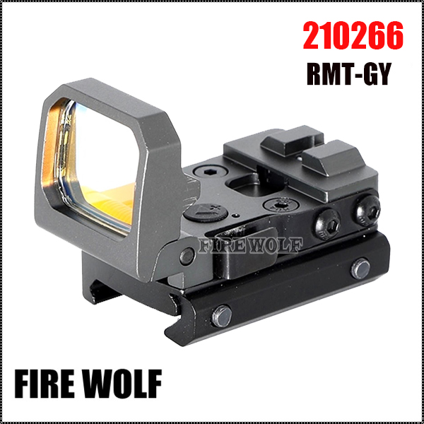 210266 RMT gris versión de placa plegable con mira de punto rojo interior