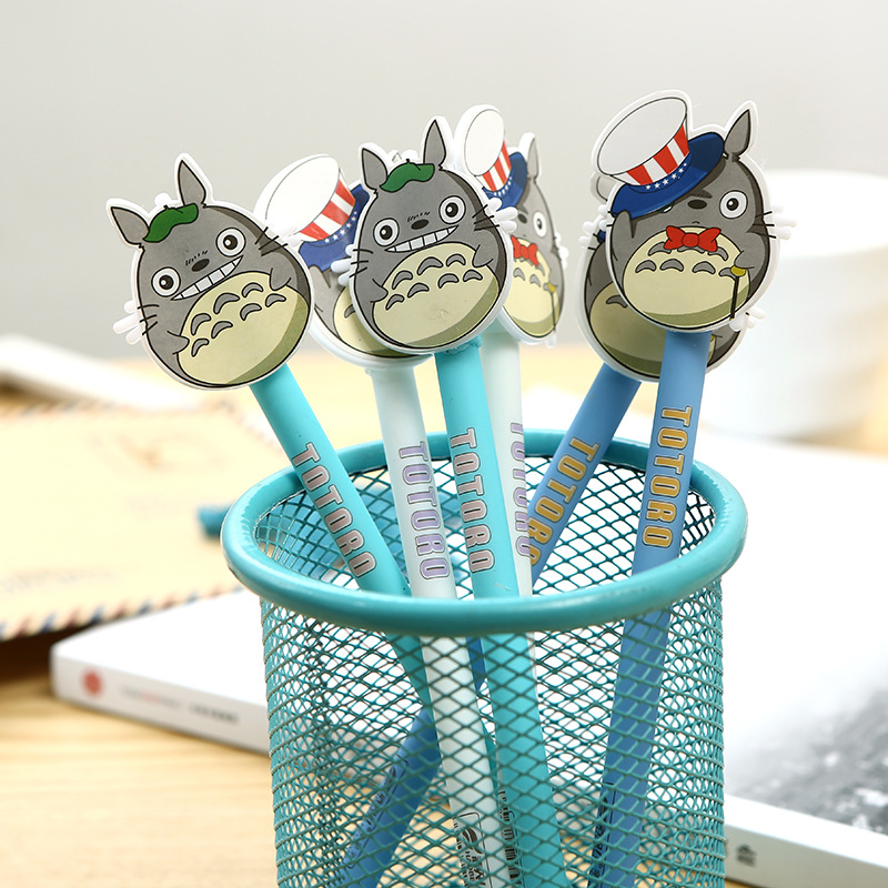 South Korea's new creative learning stationery cute totoro Totoro neutral pen office supplies signature pen wholesale