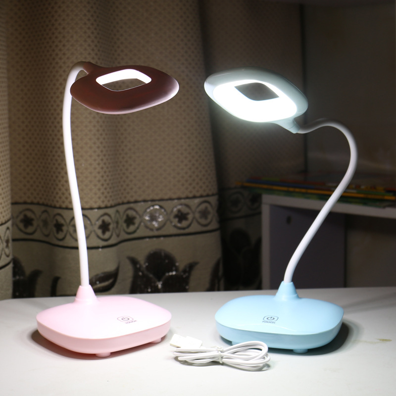凌盼儿童护眼台灯无频闪led学习灯 日用百货充电台灯产品图