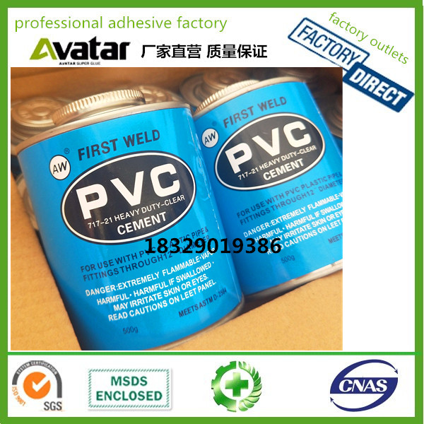 Water pipe PVC Glue 125Ml/250Ml/500Ml/1000Ml