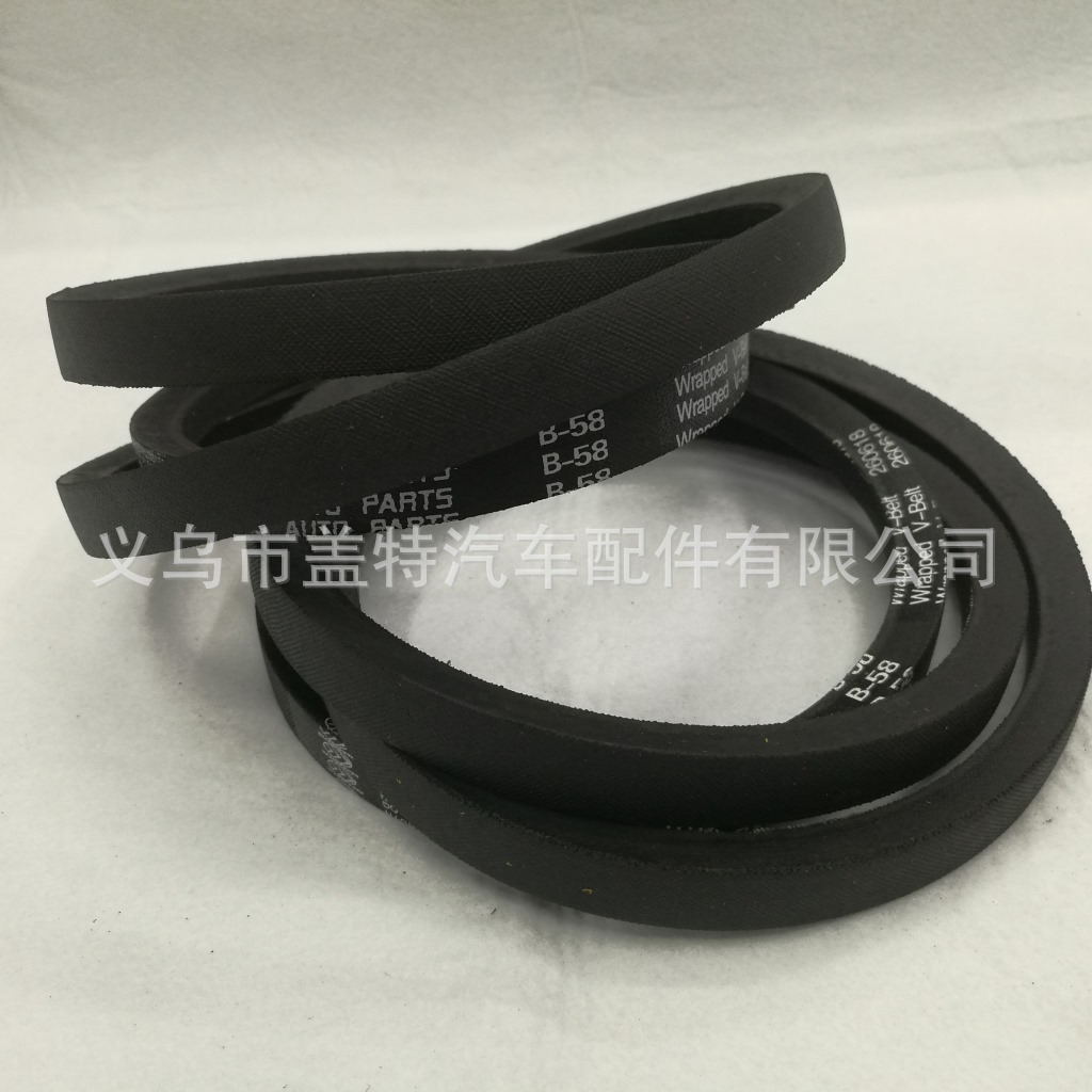 Supply B58 and various types of cloth belt/triangle belt /Wrapped Belts triangle belt factory Application Scenario