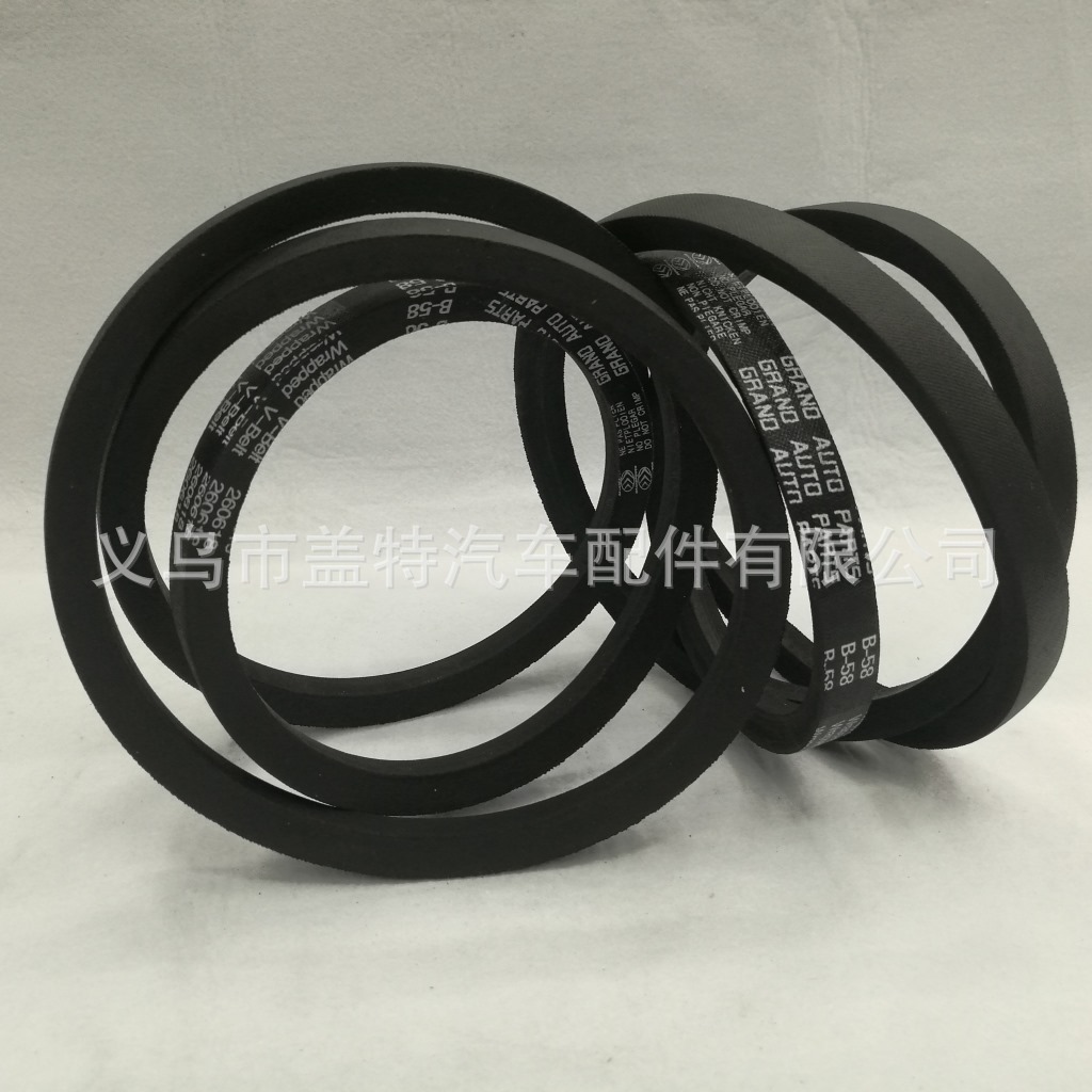 Supply B58 and various types of cloth belt/triangle belt /Wrapped Belts triangle belt factory full figure