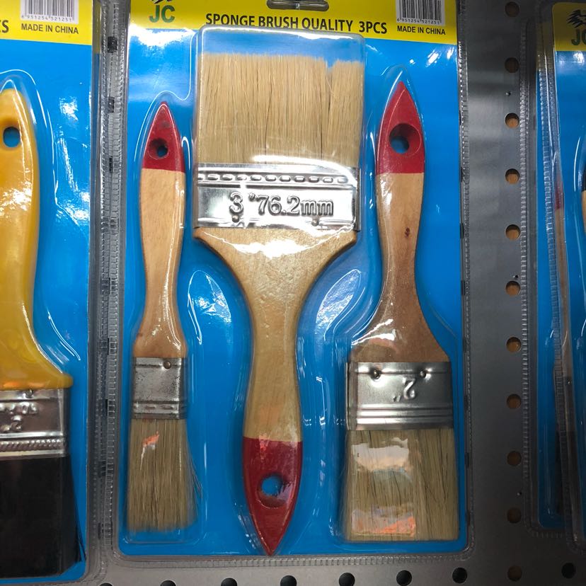 3 sets of high grade paint brushes