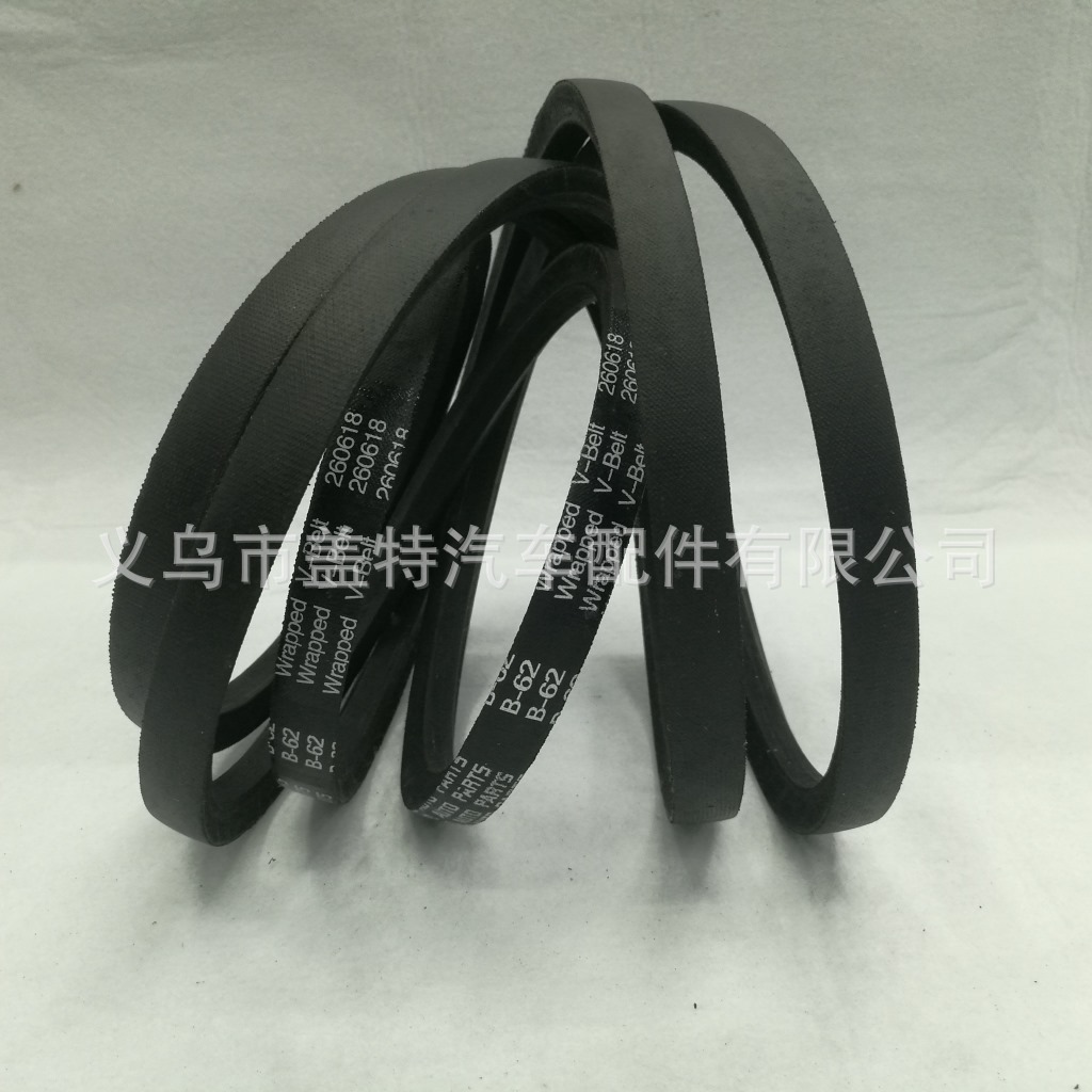 Supply B62 and various types of cloth belt/triangle belt /Wrapped Belts triangle belt factory Application Scenario