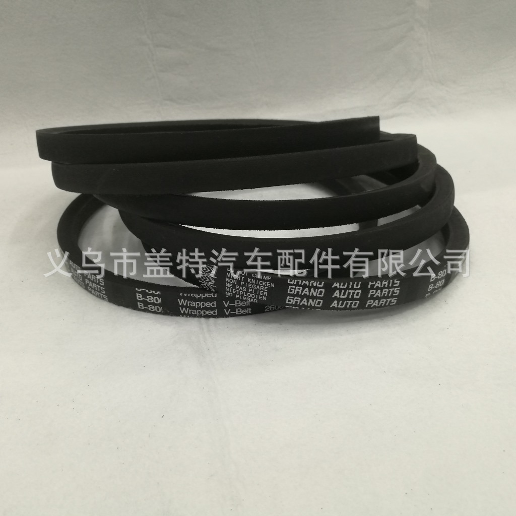 Supply B-80, and all kinds of cloth belt/triangle belt /Wrapped Belts triangle belt factory Application Scenario