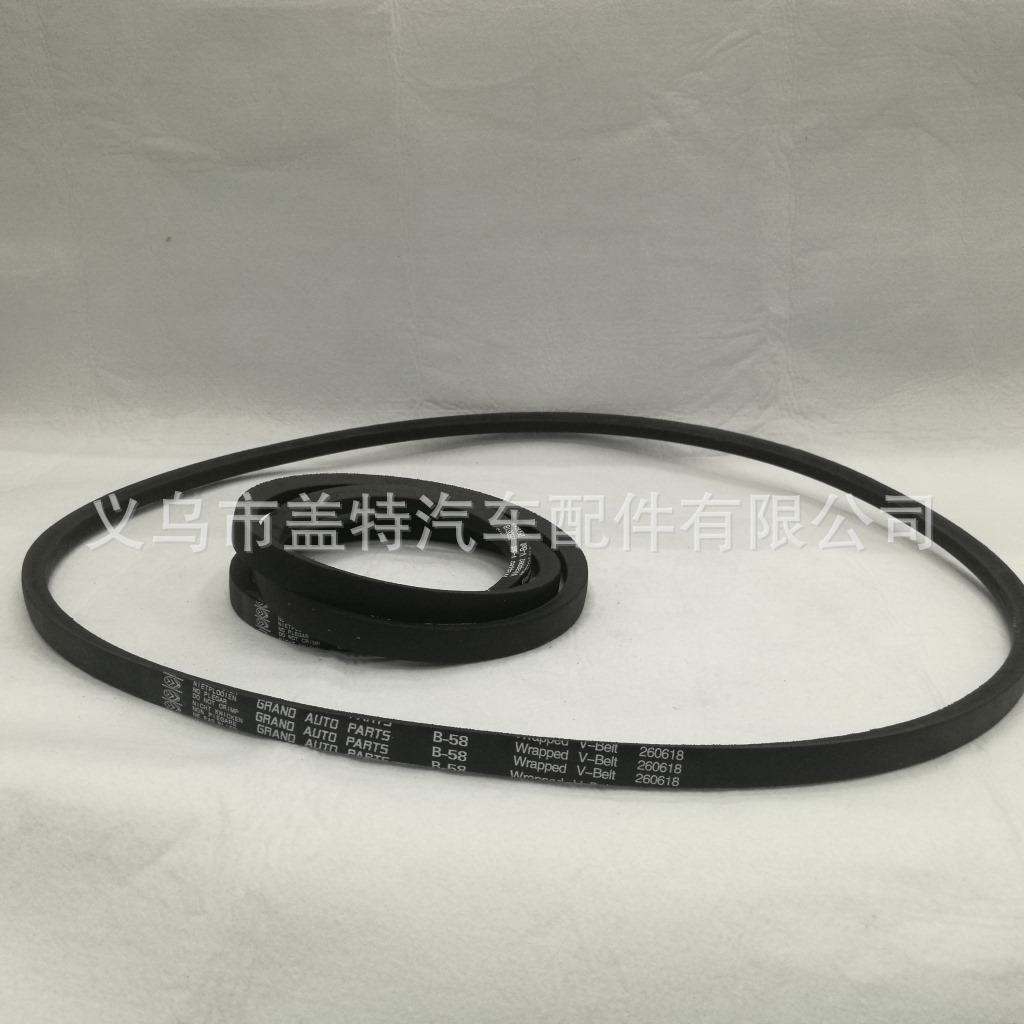 Supply B58 and various types of cloth belt/triangle belt /Wrapped Belts triangle belt factory details Picture