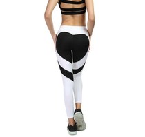 Butt love splicing high-waisted leggings cross-border slim stretch yoga leggings for women