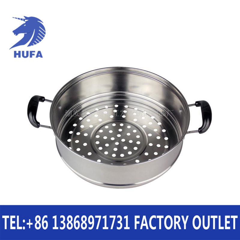 Stainless steel steamer, three-grate stainless steel steamer, three-layer stainless steel steamer, double-bottom three-layer steamer Application Scenario