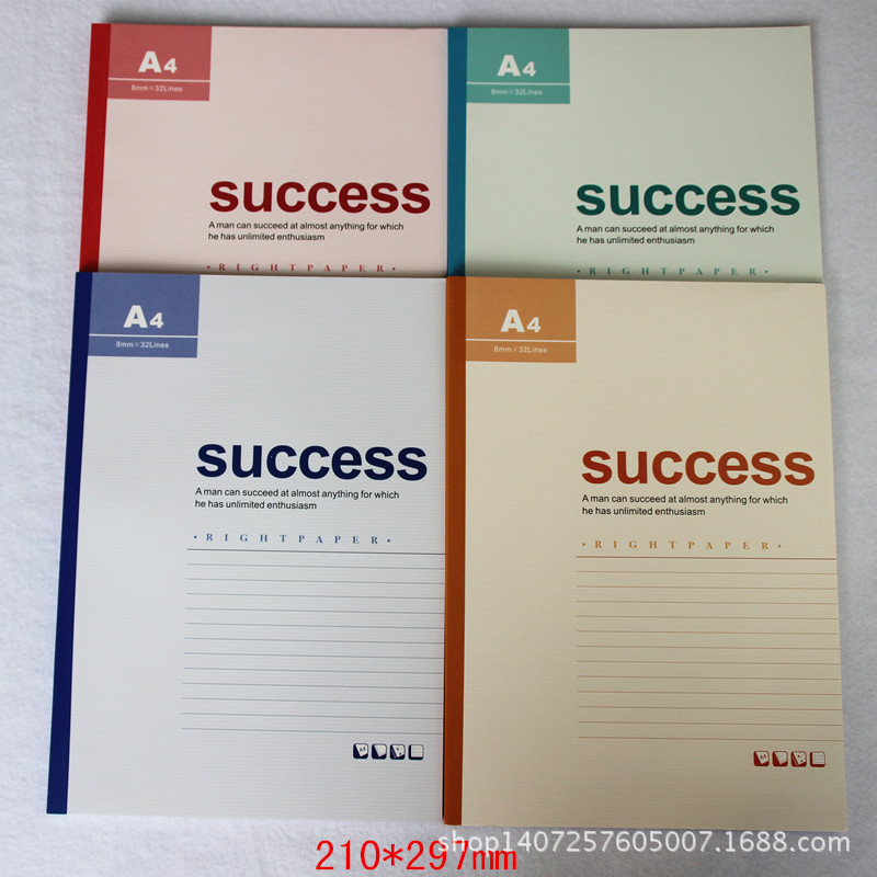 莱特A4大笔记本无线装订创意记事本子180°平摊厂优质文具家直销