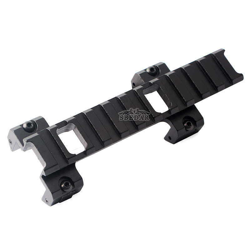 MP5 height-increasing mirror bridge guide rail 30 to 20mm conversion track extended version details Picture