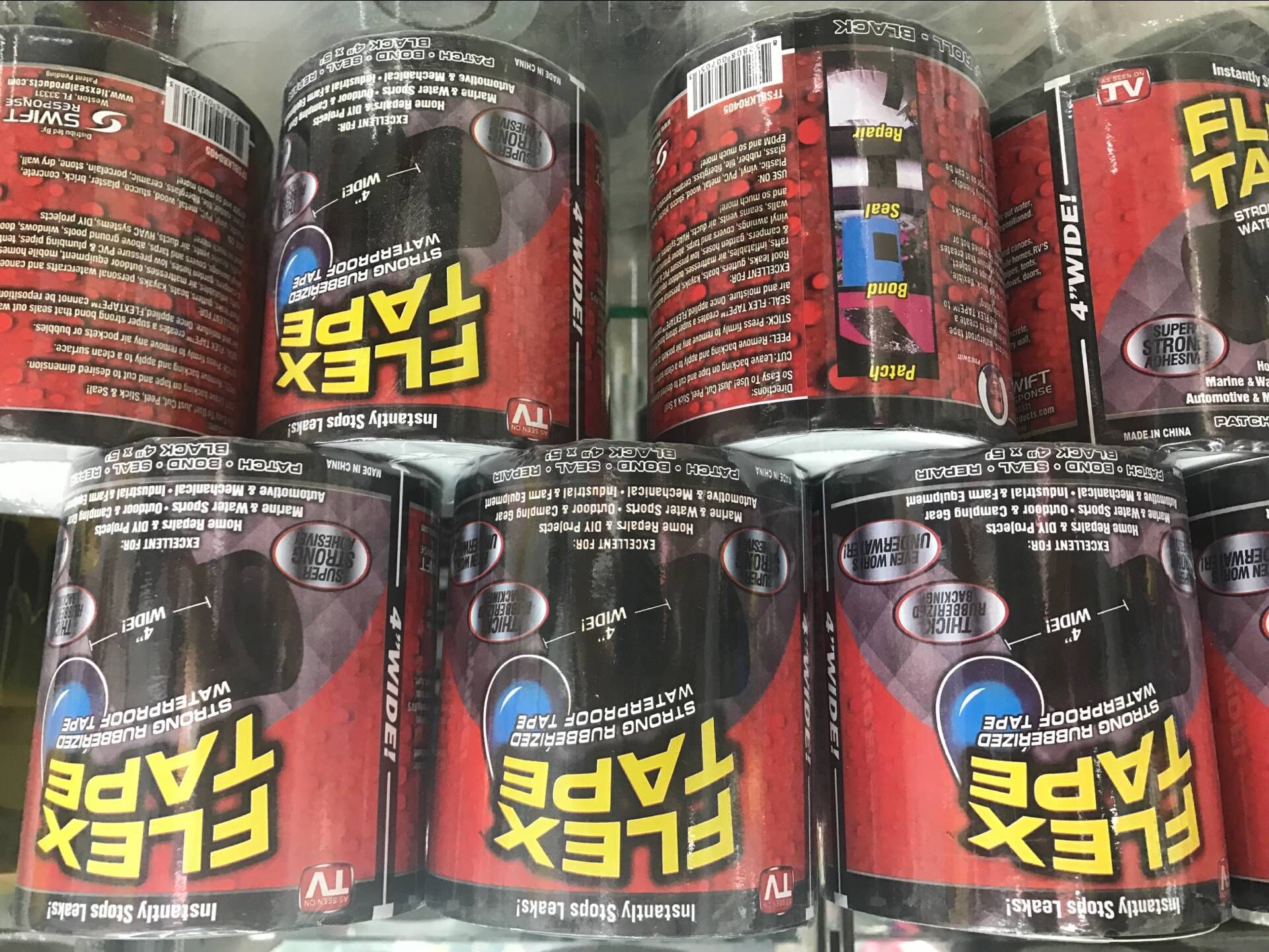 وتوفر شركة Flex Tape للمبيعات الحرارية شريط لاصق مضاد للماء يغطي التسرب details Picture