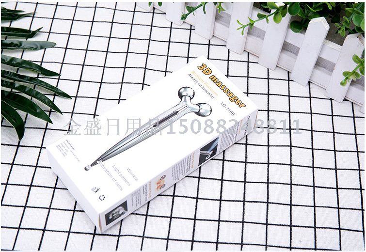 3D手动滚轮按摩器仪按摩器瘦脸神器按摩仪瘦脸神器厂家直销批发产品图