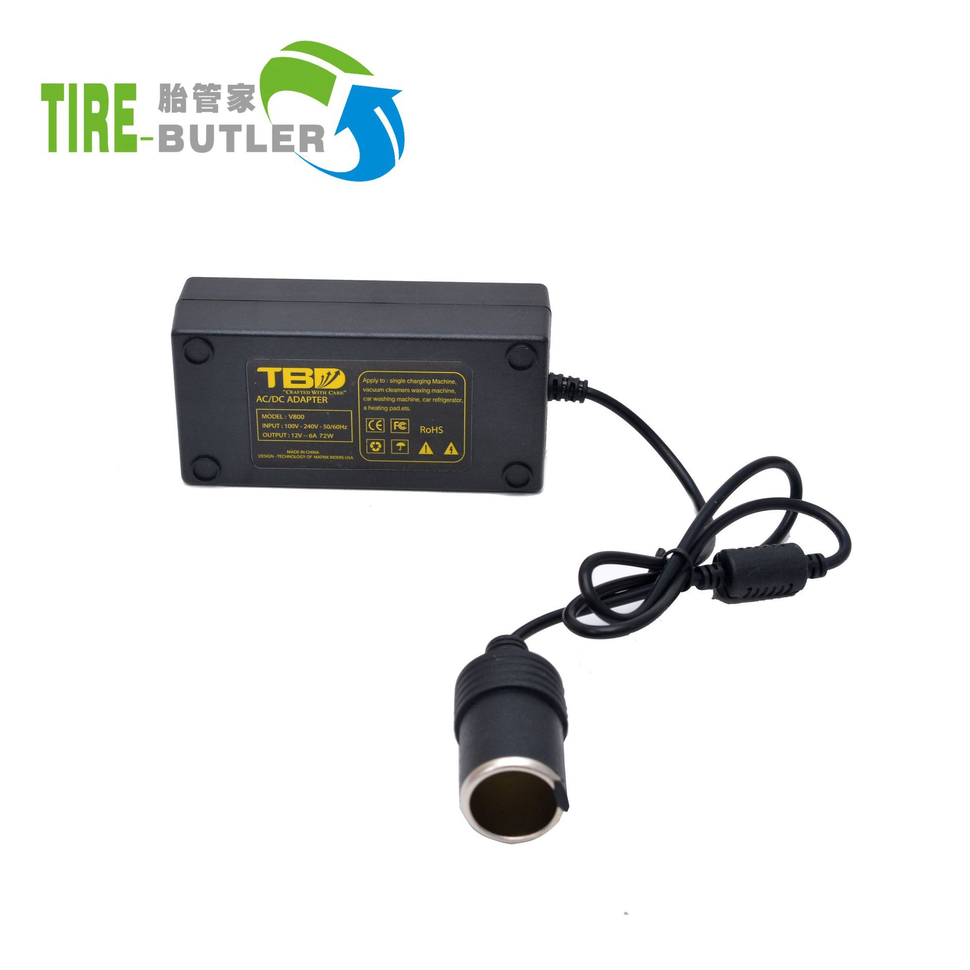 220v转12v电源转换器 逆变器车载电器转家用变压器适配器带点烟头产品图