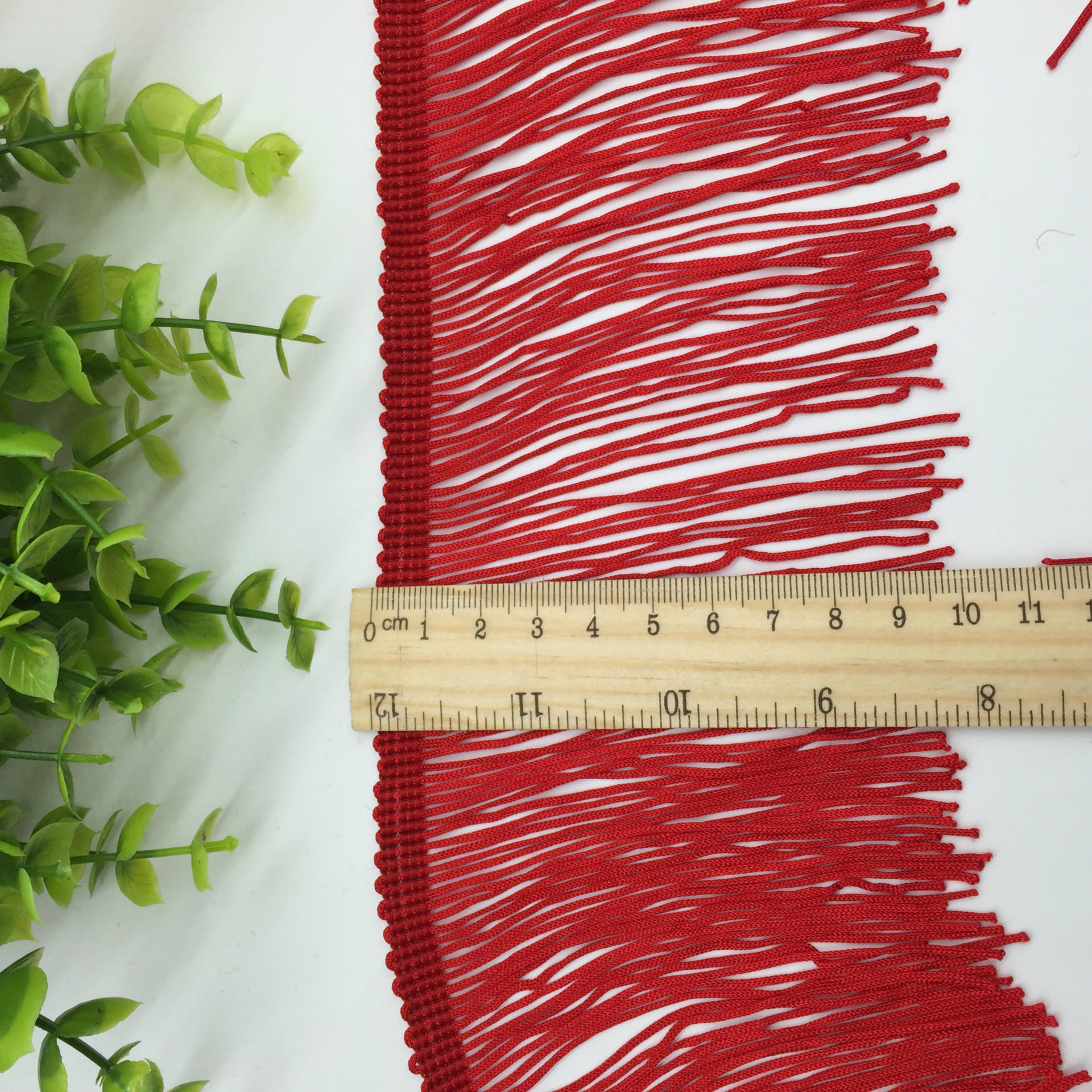 厂家直销批发现货涤纶流苏排须花边辅料舞台服装下摆装饰9.5cm