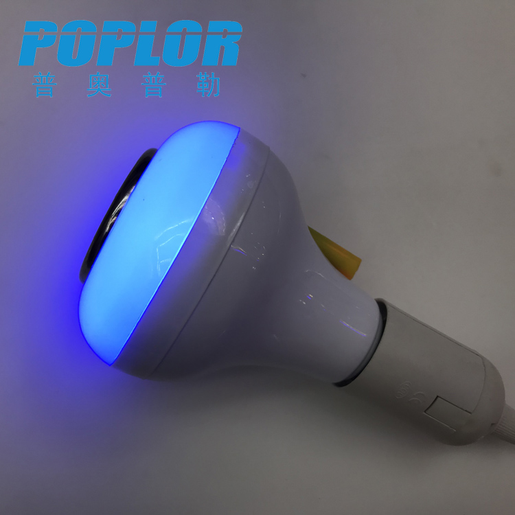 LED smart Bluetooth audio bulb 12W colorful RGBW dimming remote control bulb with U disk Application Scenario