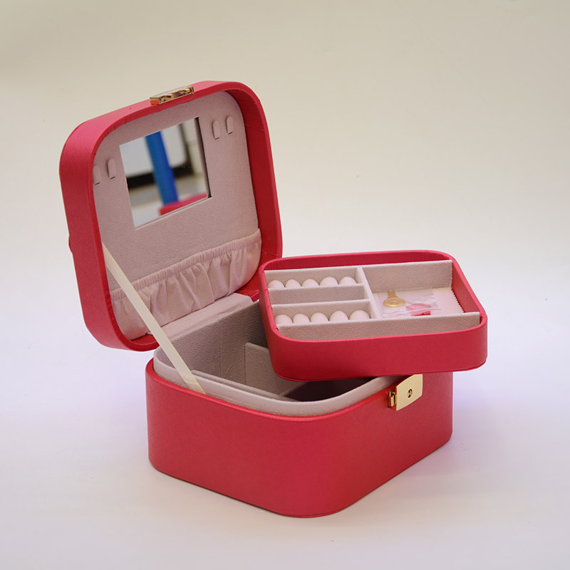 Jewelry storage box PU jewelry box PU jewelry box jewelry storage box thumbnail