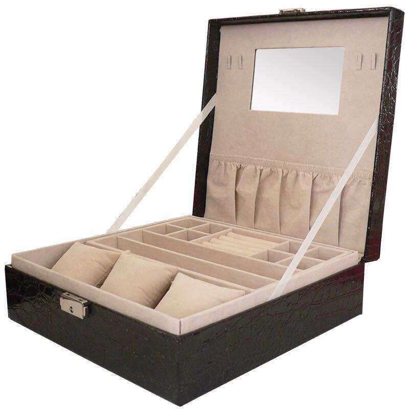 Hot style multi-function jewelry box watch display box factory spot to buy as soon as possible