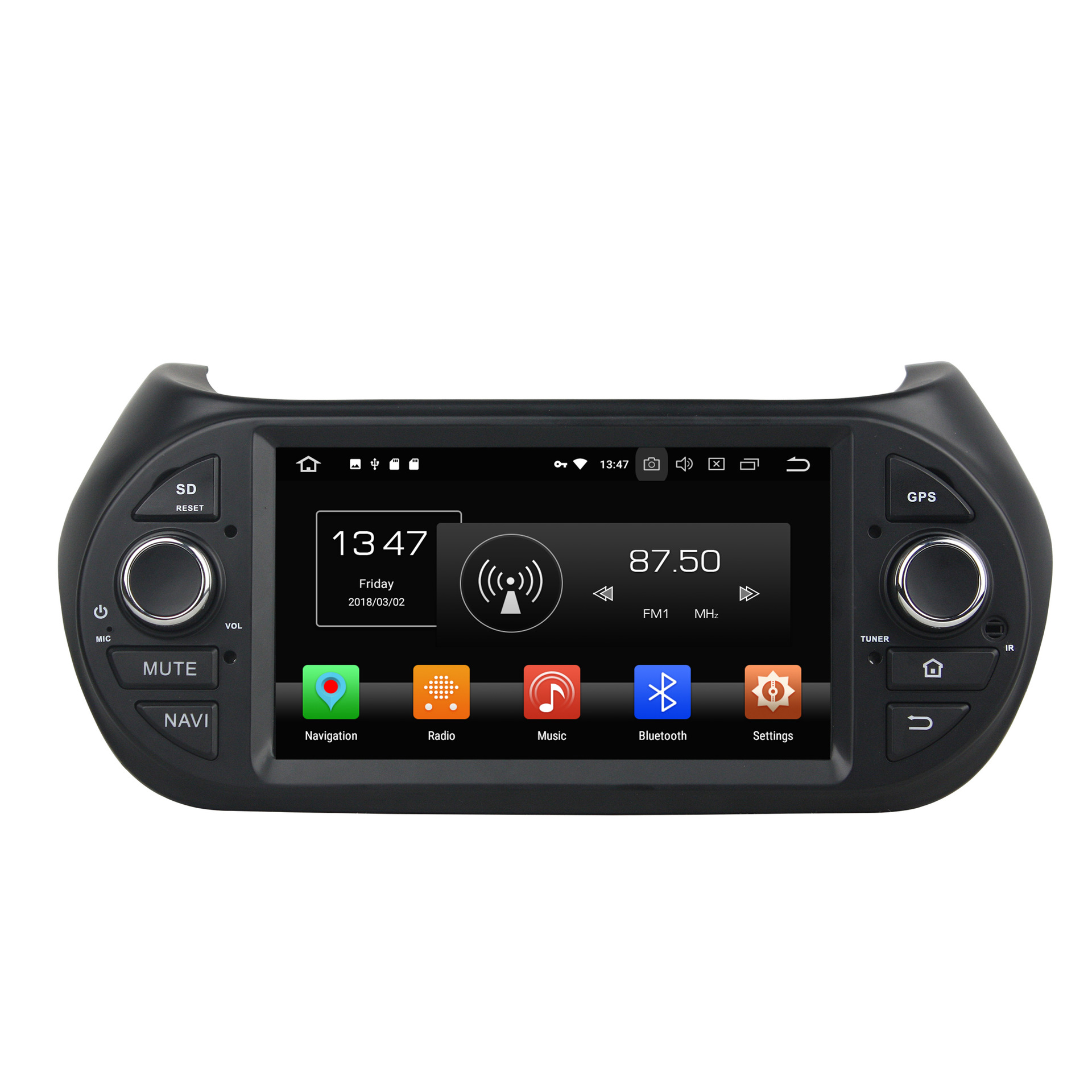 弗洛尼 PX5方案安卓8.0+8核4+32G+高清+手机互联