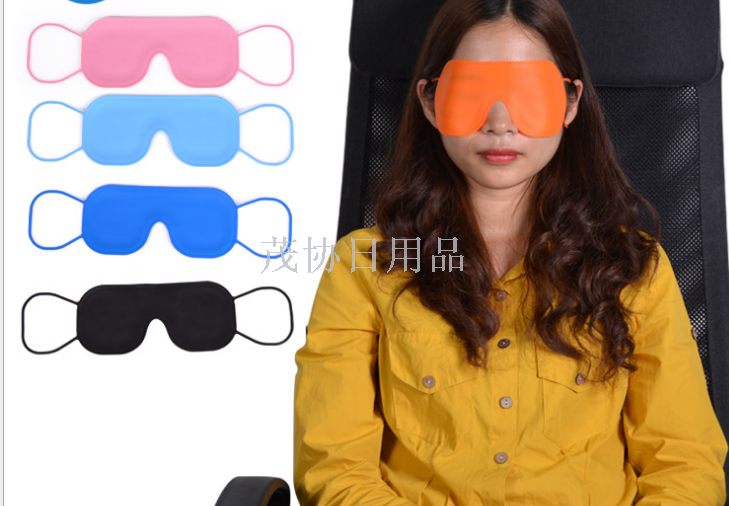 New silicone eye mask for sleep, light-blocking and breathable eye protection Specification image