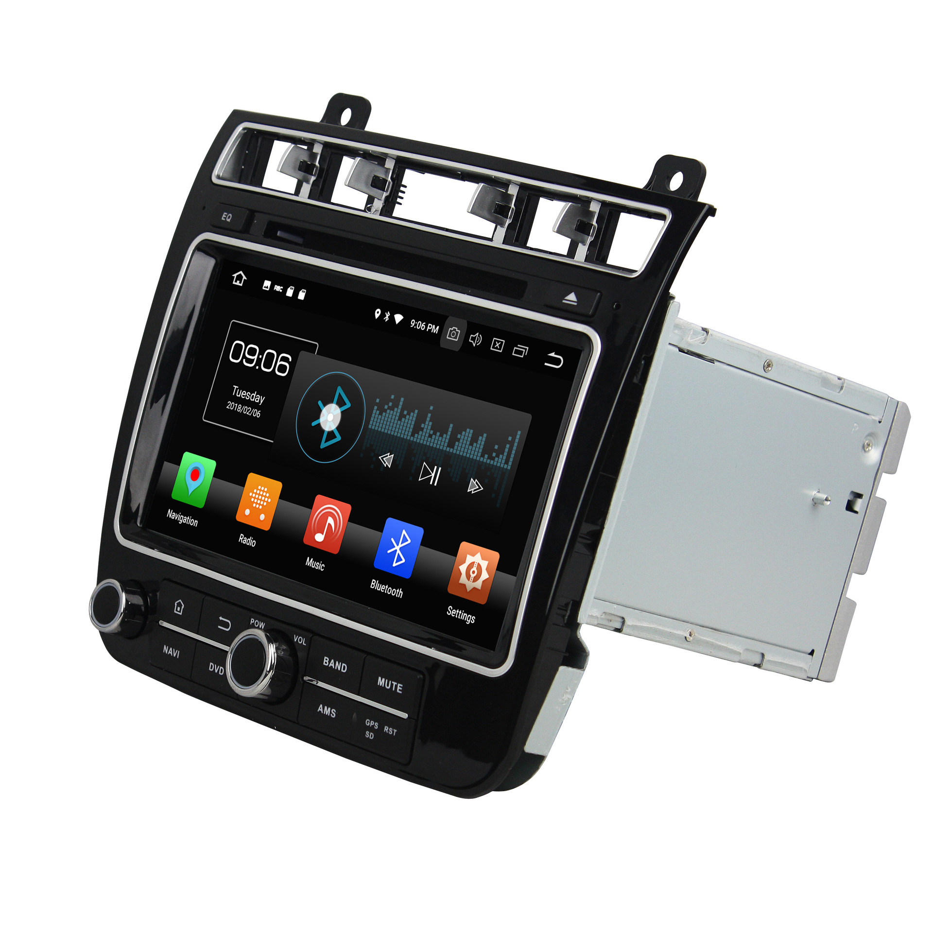 2015途锐 PX5方案安卓8.0+8核4+32G+高清+手机互联+DAB