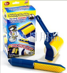 The Sticky Buddy is a tearing clothes dust removal roller. The sticky buddy is a hand-pushed brush dust removal roller