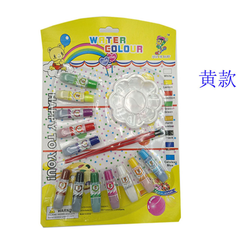 Factory direct sales of Sanjian 12-color suction card paint Specification image