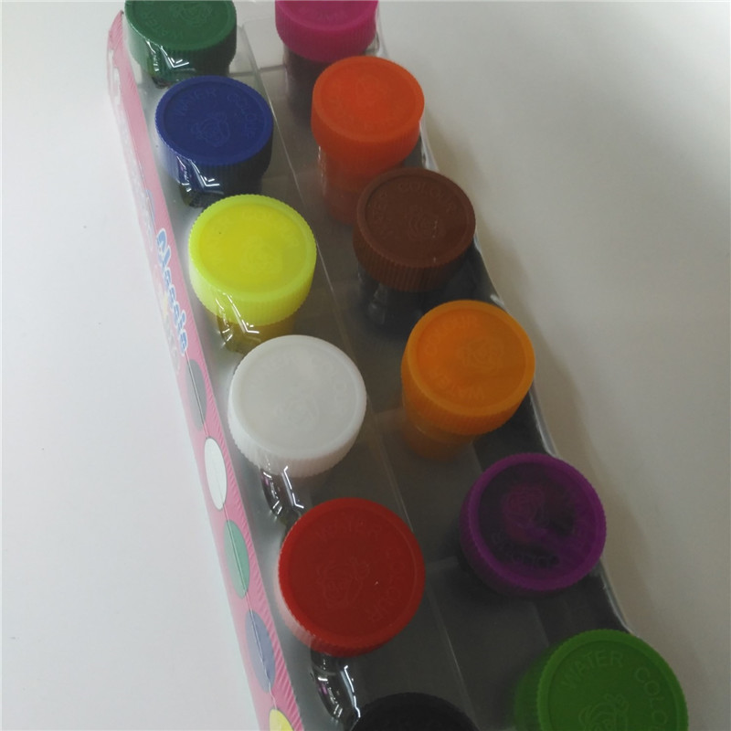 Factory direct sales of Sanjian 12-color bottled pigments details Picture