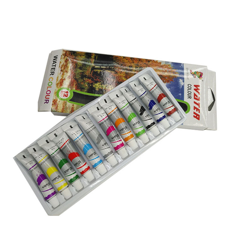 Factory direct sale of 9ml Sanjian 12-color box paint Specification image