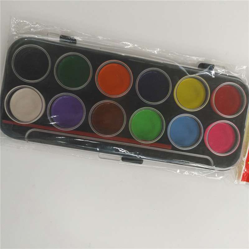 Factory direct sales of Sanjian 12-color semi-dry pigments details Picture