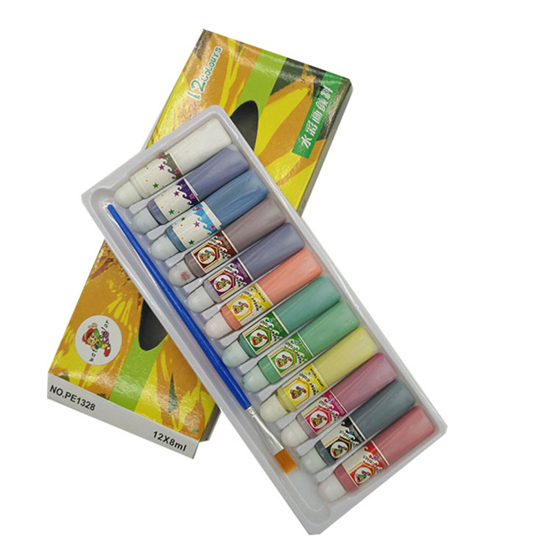 Factory direct sales of Sanjian 12-color watercolor paint details Picture