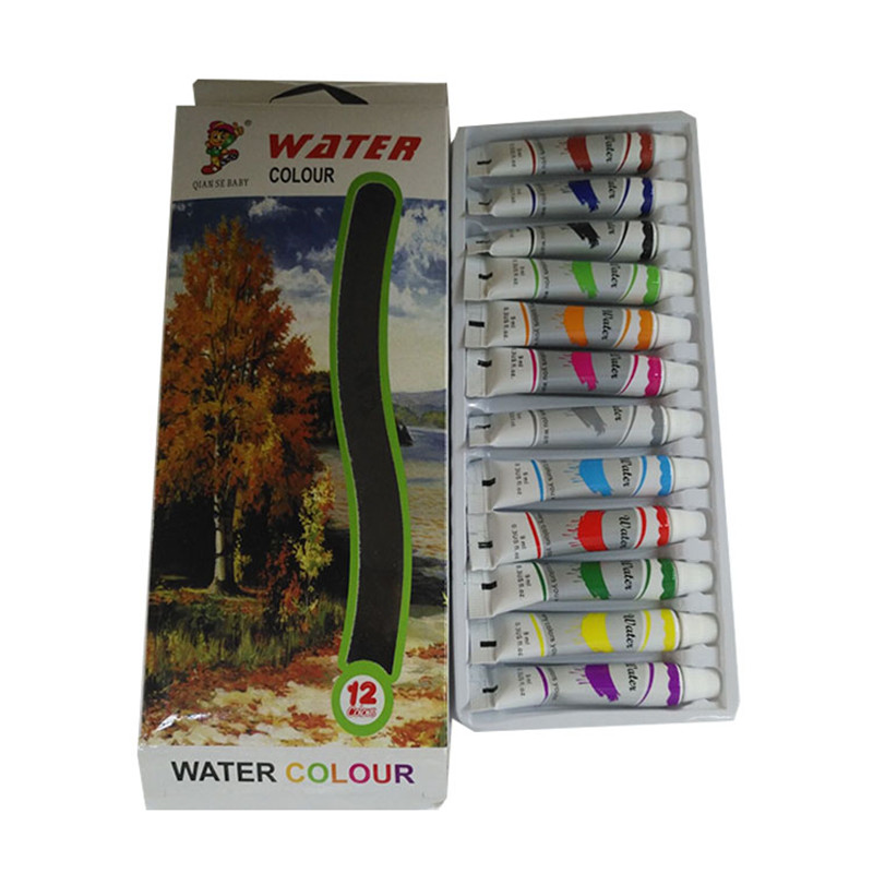 Factory direct sale of 9ml Sanjian 12-color box paint Application Scenario