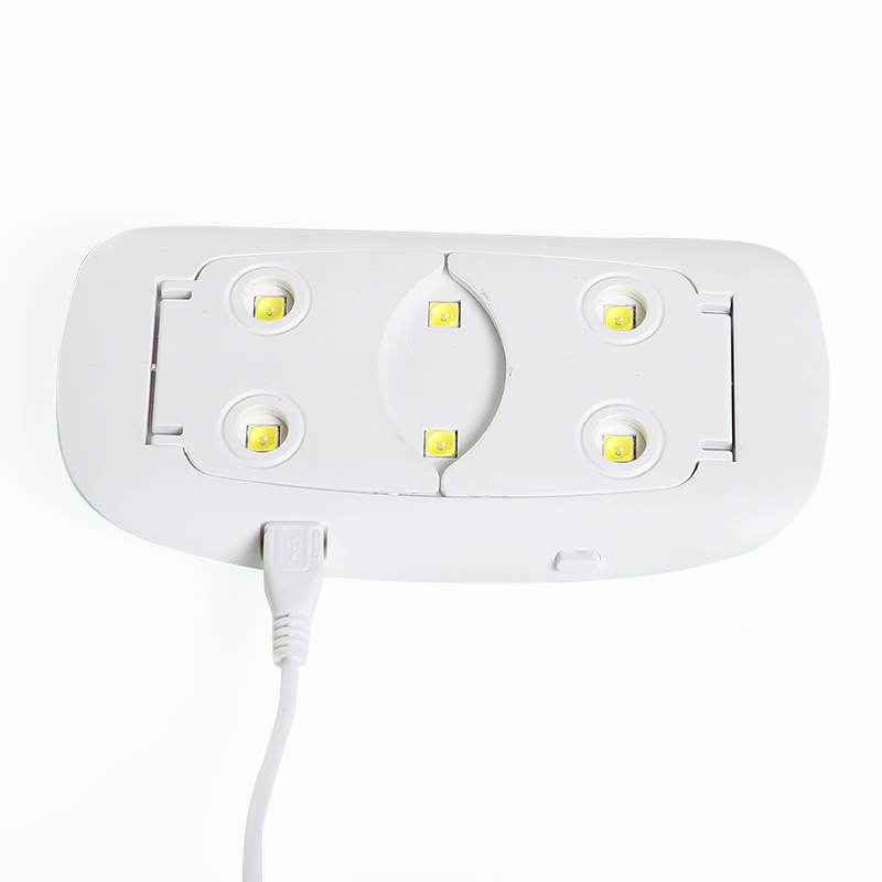 Cross-border exclusive 6LED nail art light tool, phototherapy machine, UV nail lamp, mouse-shaped customized gift promotion Specification image