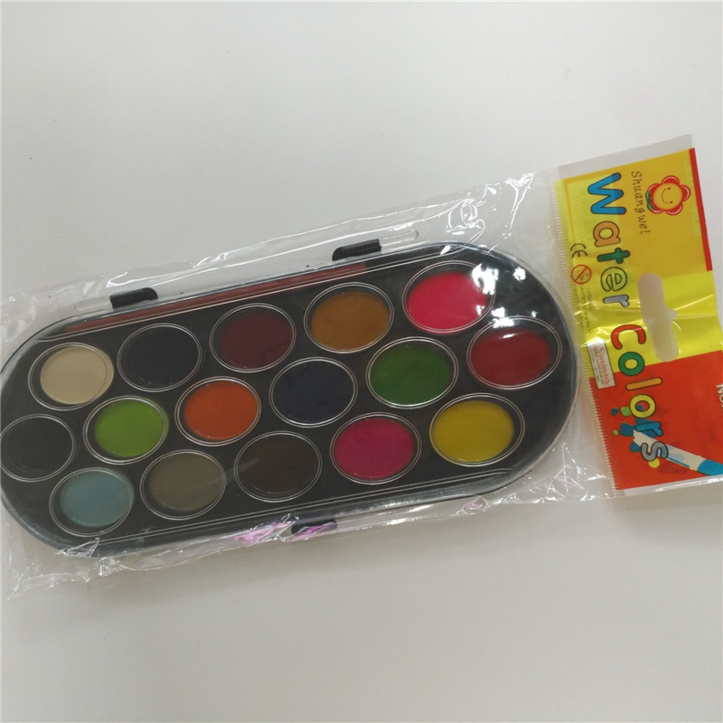 Factory direct sales of Sanjian 16-color semi-dry pigments details Picture