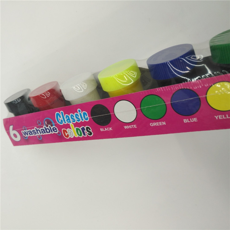 Factory direct sales of Sanjian 6-color bottled pigments details Picture