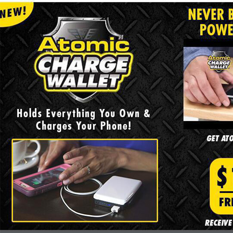 E-Charge Wallet Atomic Charge Wallet full figure