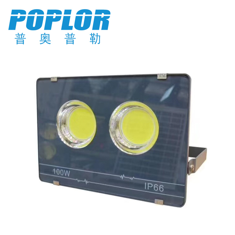 LED明月款COB投光灯 200W泛光灯 投射灯防水户外工程照明灯产品图