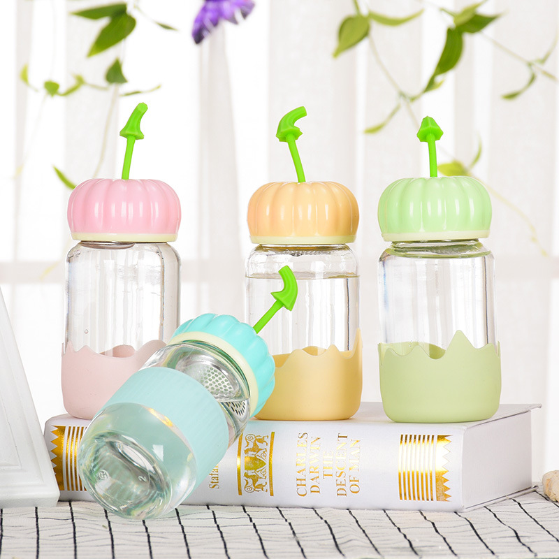 Wholesale and retail of Nan Gua glass water cups, advertising gifts, mushroom cups, portable anti-scald Xiao Ai cups, water cups, customized logos