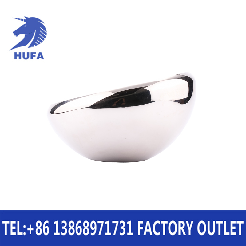 Hotel supplies: 22CM slanted salad bowl, stainless steel kitchenware with seat