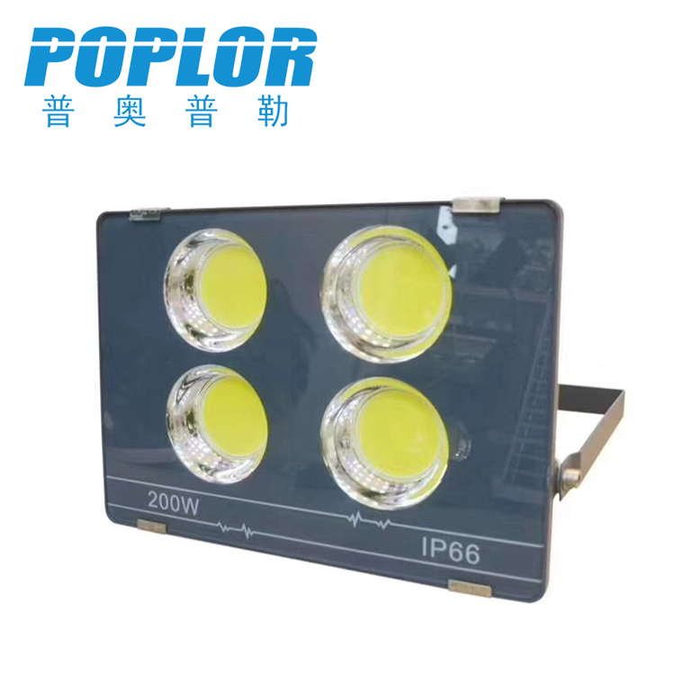 LED明月款COB投光灯 200W泛光灯 投射灯防水户外工程照明灯