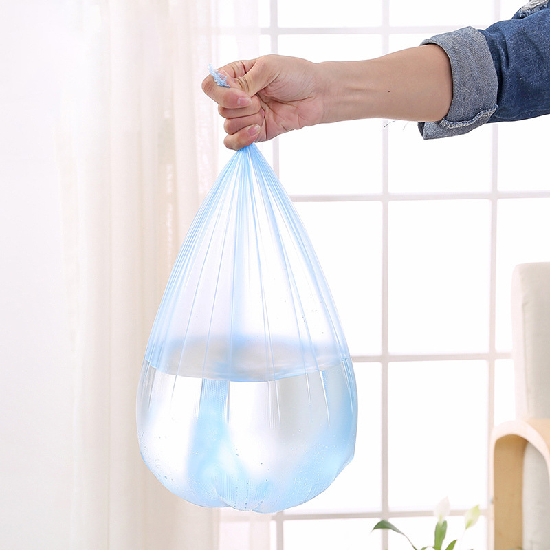家用一次性垃圾袋6卷装断塑料袋生活垃圾袋平口厕所清洁袋点式产品图