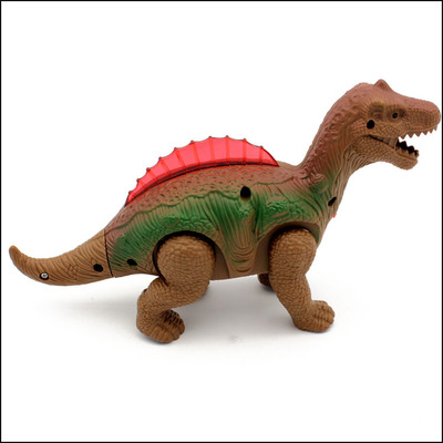 新款电动霸王龙模型玩具 会走会发光闪光带音乐仿真电动恐龙细节图