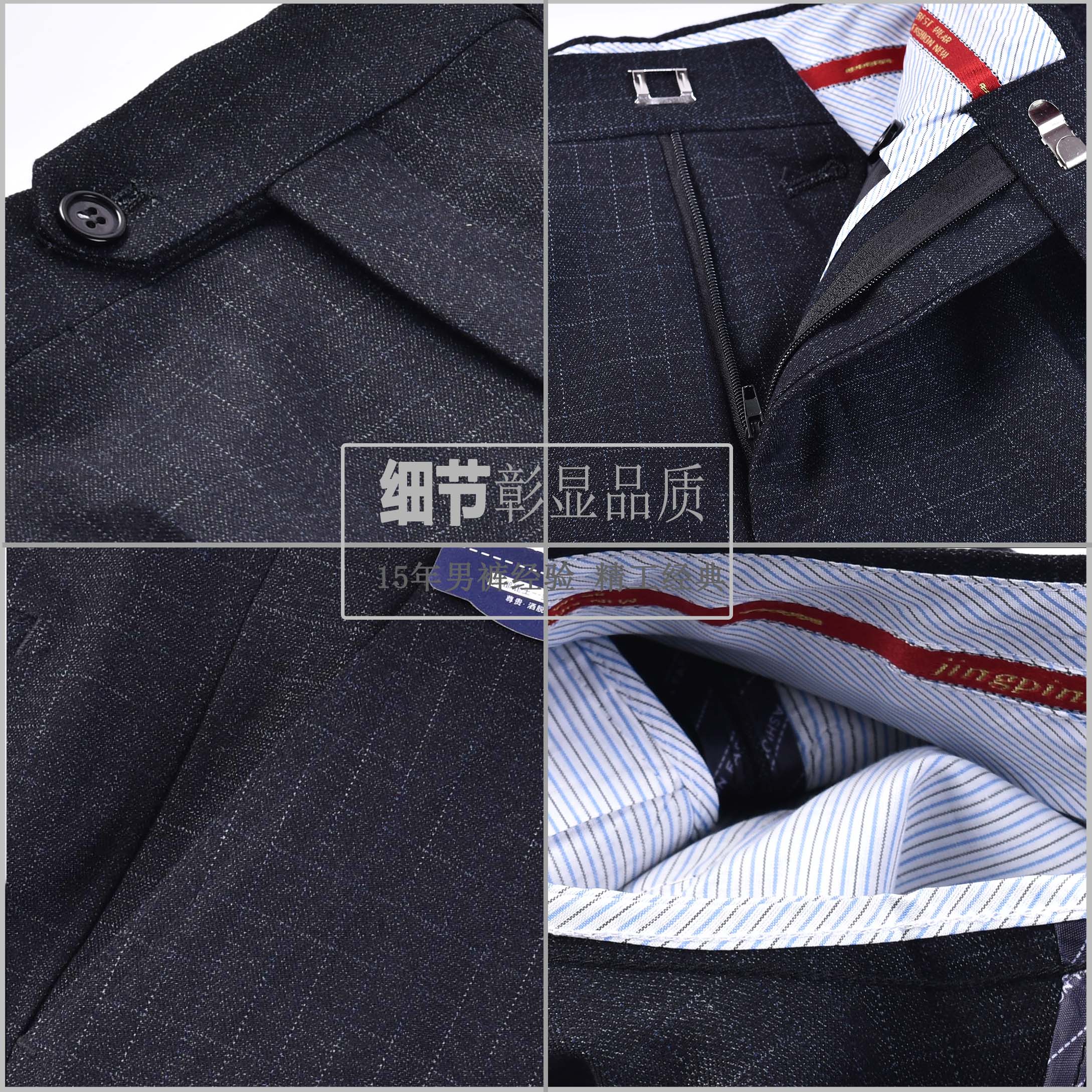 New autumn and winter custom-made men's non-ironing trousers, business formal wear, men's trousers for middle-aged and elderly people, casual suits and long trousers Application Scenario